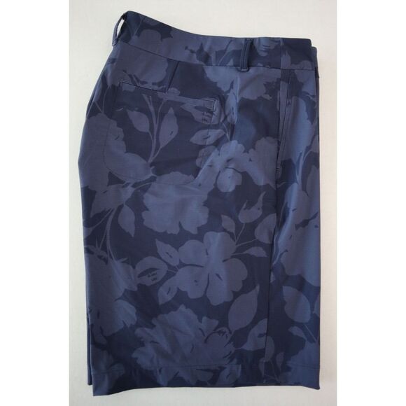 SPANX 50419R Women's Sz Large Floret Navy Sunshine 10" Bermuda Shorts - Picture 6 of 6